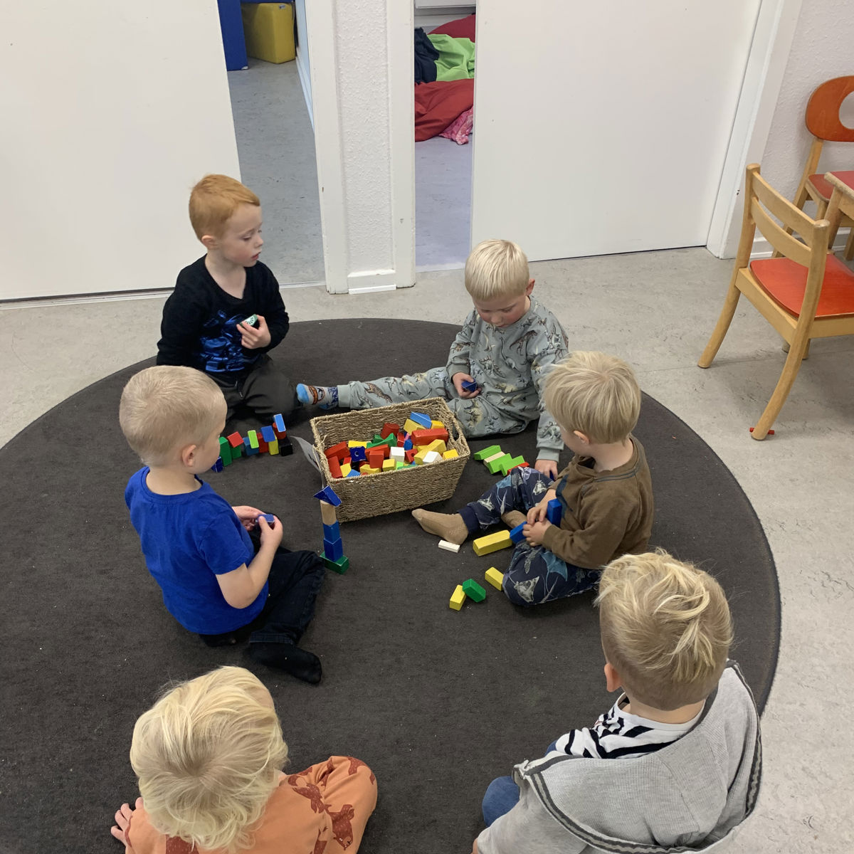 Børn i Børnehuset Bjerregrav