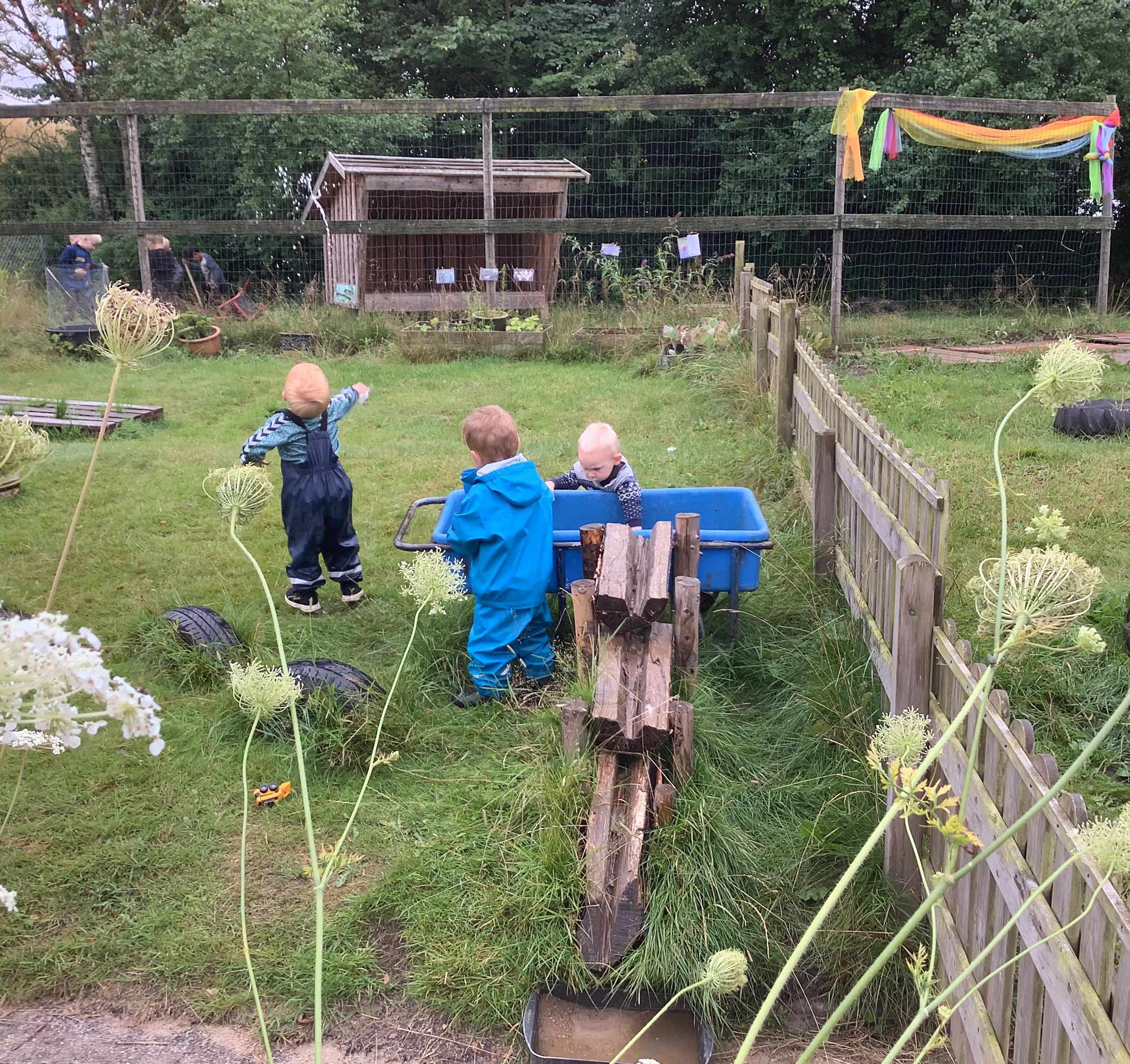 Vandbane i vuggestuen i Børnehuset Bjerregrav